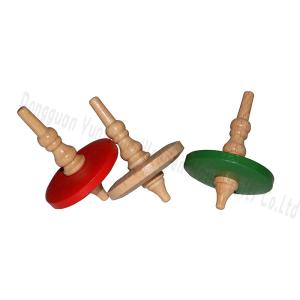 Quality Wooden Spinning Tops Set – Classic Handcrafted Toys for Kids &amp; Adults, 3 Colors (Red, Nature, Green) – Montessori Balance Toy, Party Favors wholesale