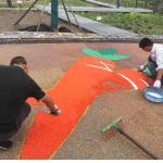 School Rubber Granules Flooring