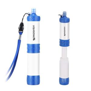 Quality Portable Personal Water Filter Straw 0.01 Micron 3 Stage Camping Water Purifier wholesale