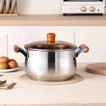 Factory Two Layer Cook Food Steamer Pot 18/8 Stainless Steel Steamer Pot With