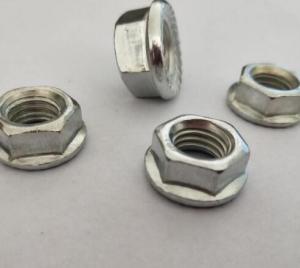 Quality Stainless Steel DIN6926 Hex Flange Lock Nut With Nylon Insert For Machinery wholesale