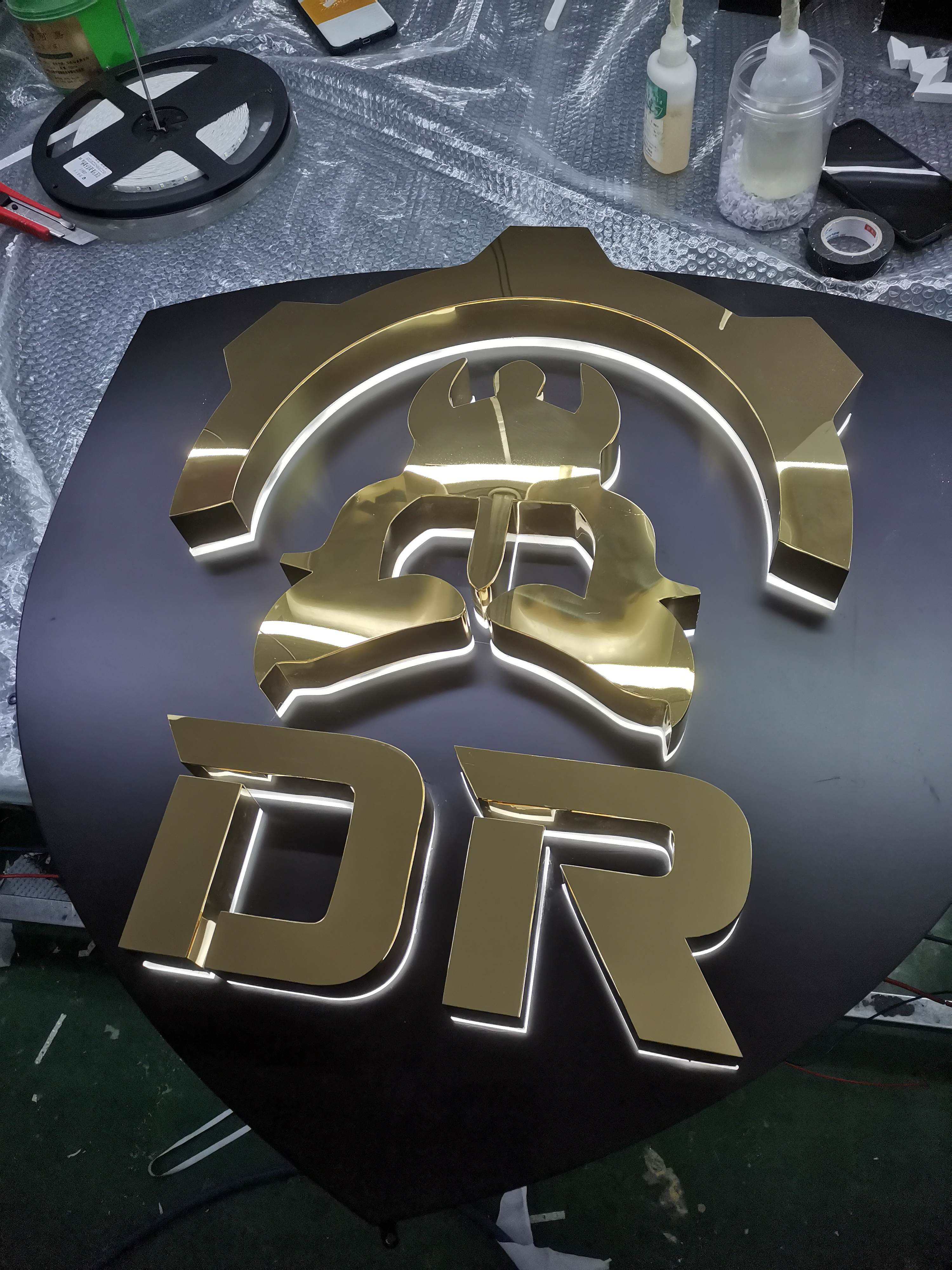 Hot Selling Company Illuminated Letter Sign 3d Led Backlit Letter Signage