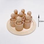 Rainbow 35.5cm Coloured Wooden Building Blocks Large Baby