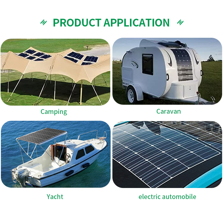 50W High Flexible Solar Powered Panel Half Cell System For Home