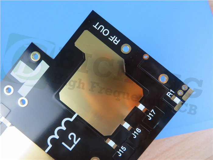 SCGA-500 GF265 High Frequency Hybrid PCB High Tg FR-4 With Immersion Gold
