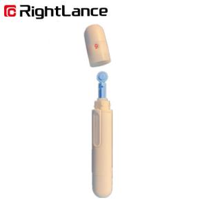 Quality White Painless Lancing Device 100mm Reusable Blood Sugar Monitor Lancet Glucose Test wholesale