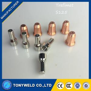 Quality EN60974-7 S125 Trafimet Plasma Torch Parts Nozzle And Electrode wholesale
