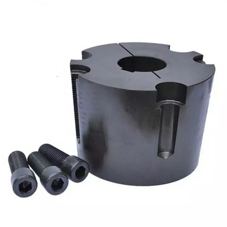Black Steel Casting Split Taper Bush Phosphating V Belt Pulley Bushing