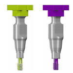 Iti Straumann Blx® Rb/Wb Impression Post Open Tray Transfer , Short , Guide Screw , L 16.5mm, titanium GR5 ELI