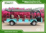 Black 14 Person Electric Sightseeing Bus 7.5KM Motor 72V Electric Sightseeing