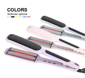 Quality Salon Infrared Hair Flat Iron 1 Inch For Shiny And Silky Hair 60Hz PTC Heating wholesale