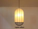 Modern and Minimalist Fabric Chandeliers Restaurants Living Rooms Hotels
