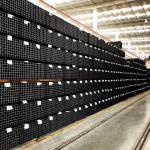6.4M Length Construction Building Material 3x3 16g Square Tubing Steel Square