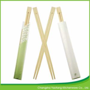 Quality 24cm Natural Twins Traditional Chinese Chopsticks Bamboo Eco Friendly wholesale
