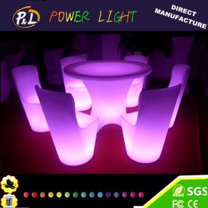 Quality Glowing Illuminated Lounge Furniture LED Dinner Chair wholesale