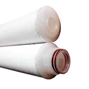 Quality 40 Inch 0.1 Micron Large Flow Pleated Water Filter Element for Industrial Filtration wholesale