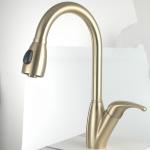 Gold Colour cupc kitchen faucet with PVD