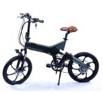 Pedal Assist 20 Inch Aluminum Fat Tire Ebikes 250 Watt