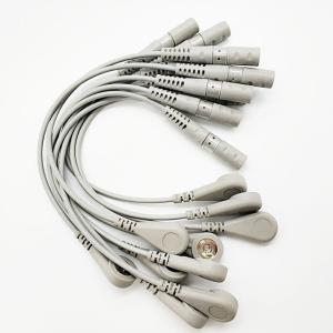 Quality Compatible ECG / EKG Accessories 10 Lead Ekg Adapter Cable Leaders For Banana 4.0 Snap wholesale
