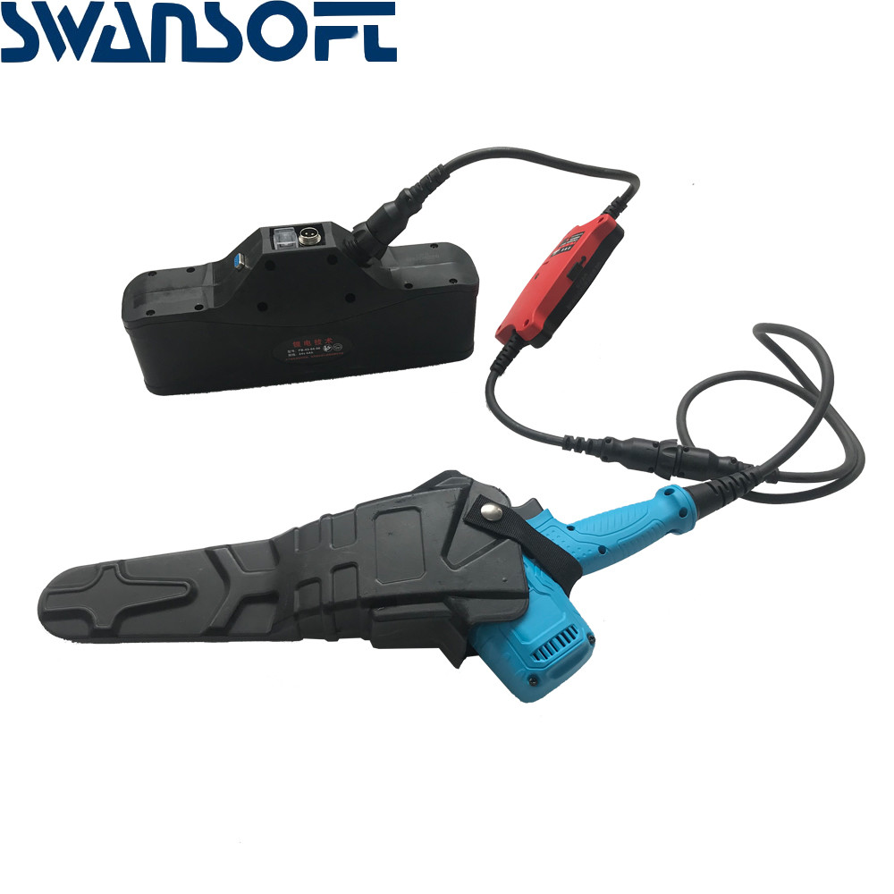 Swansoft 40V 400W Wood Cutting 150mm Electric Chainsaw Chain Saw Electric