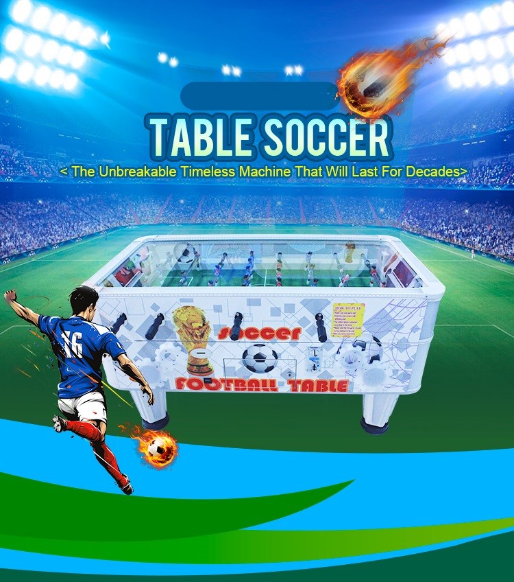 Card Operated Indoor Soccer Simulator Football Game Machine