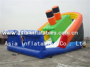 Quality Outdoor Inflatable Titanic Ship Slide For Chidlren Birthday Party Games wholesale