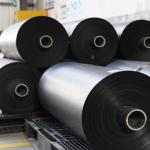 Three Layers Black 0.26mm 260um HDPE Plastic Film