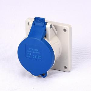 Quality Anti Aging Nylon PA6 3P 16A 230V Panel Mounted Sockets wholesale