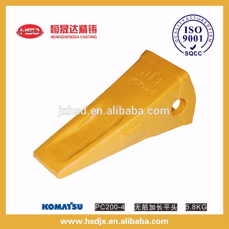 Durable bucket teeth excavator pc200 with side teeth pin apply to construction machinery parts from China manufacturer on sale