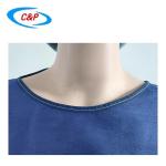 Blue Hospital Nonwoven Medical Gown For Isolation Bulkbuy