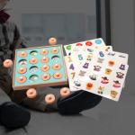 Memory Match Chess Kids Toys Early Education for Preschool Family Boys Girls