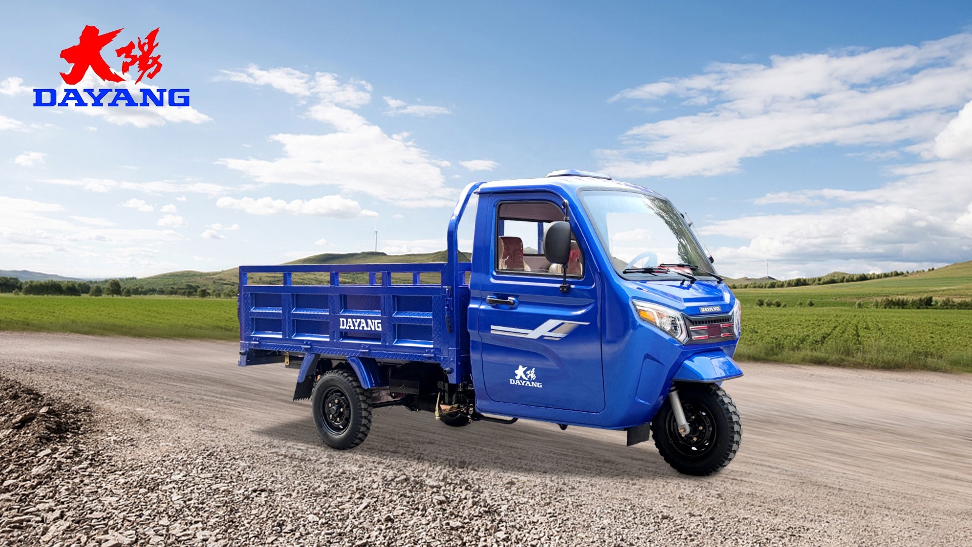 Motorized Gasoline Cargo Tricycle for Adults 1 Passenger High Curb Weight ≥500kg