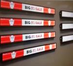 Ultra Wide Stretched Bar LCD Display Supermarket Shelf Edge HD Advertising