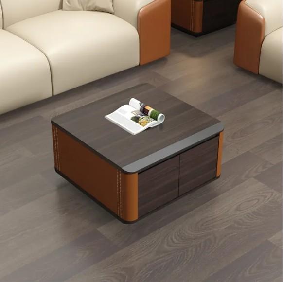 Minimalist Custom Made Wooden Square Shape Storage Living Room Luxury Modern