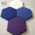 Moistureproof Hexagon Acoustic Panel Design Harmless Sound Dampening