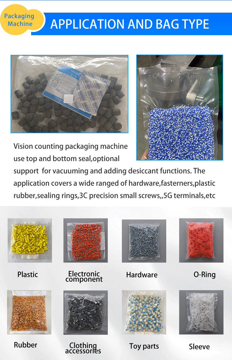 Automatic Bag Counting Packing Machine for Large Quantity Part Packing Easy Operation