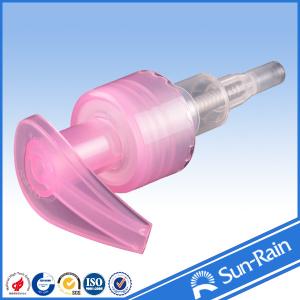 Quality Pink and transparent Lotion Dispenser Pump top , plastic soap pump wholesale