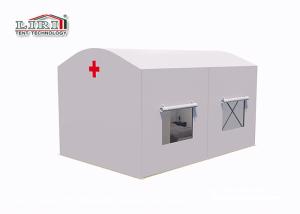 Quality Movable Emergency Medical Tents With Plain White Sidewalls Permanent wholesale