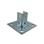 6x6 4x4 Surface Hot Dip Galvanized Steel Post Base For Concrete Aluminium