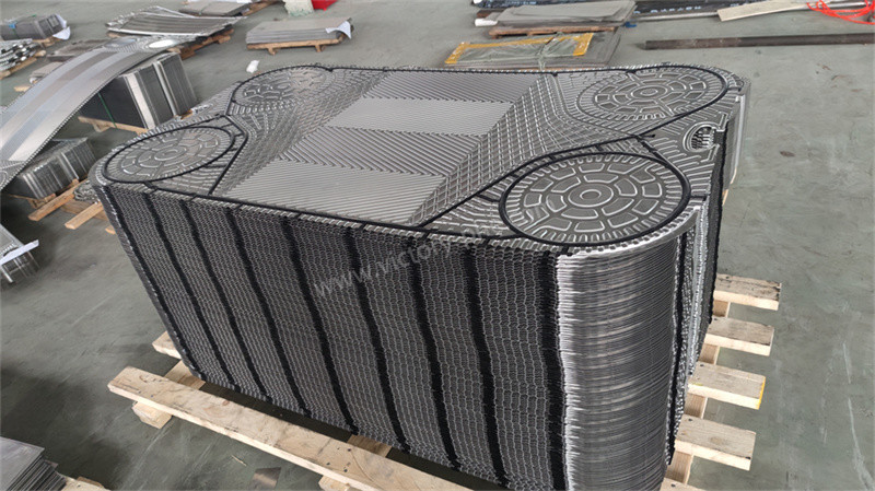 Clean GEA Heat Exchanger Plate Powder Coating 0.5mm 0.6mm Thickness