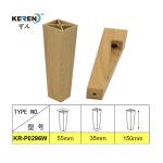KR-P0296W1 Light Yellow Replacement Sofa Feet Irregular Oblique High Corrosion