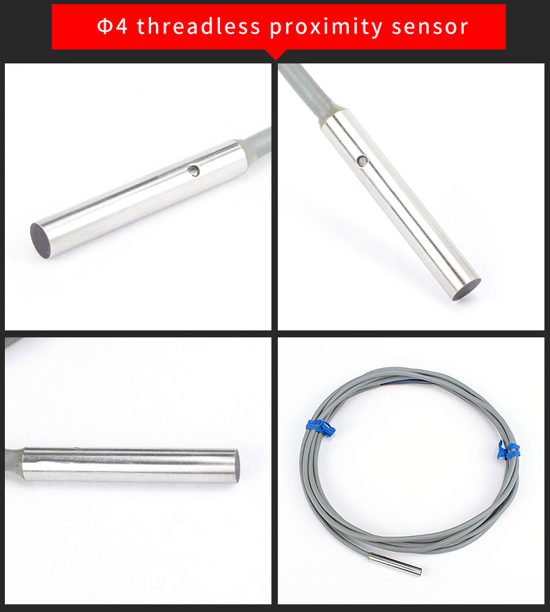 Small Size Inductive Proximity Sensor M3 / M4 / M5 / M6 Stainless Steel Housing