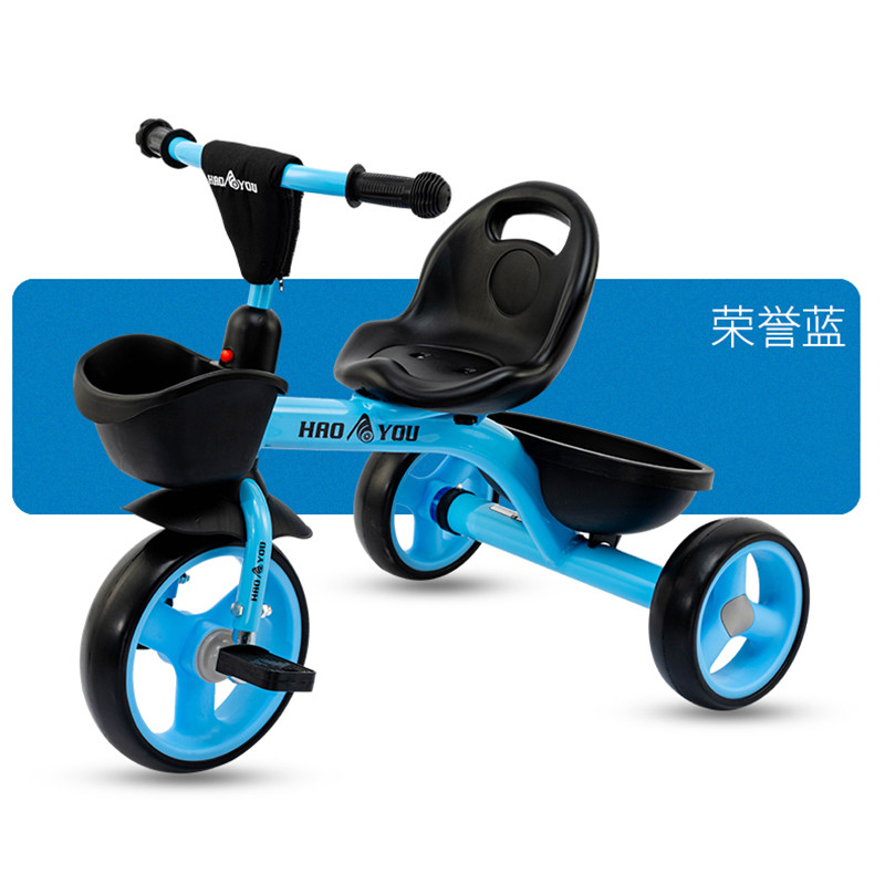 Affordable Kids 3-Wheel Red Bike With Steel Handlebars And No Suspension