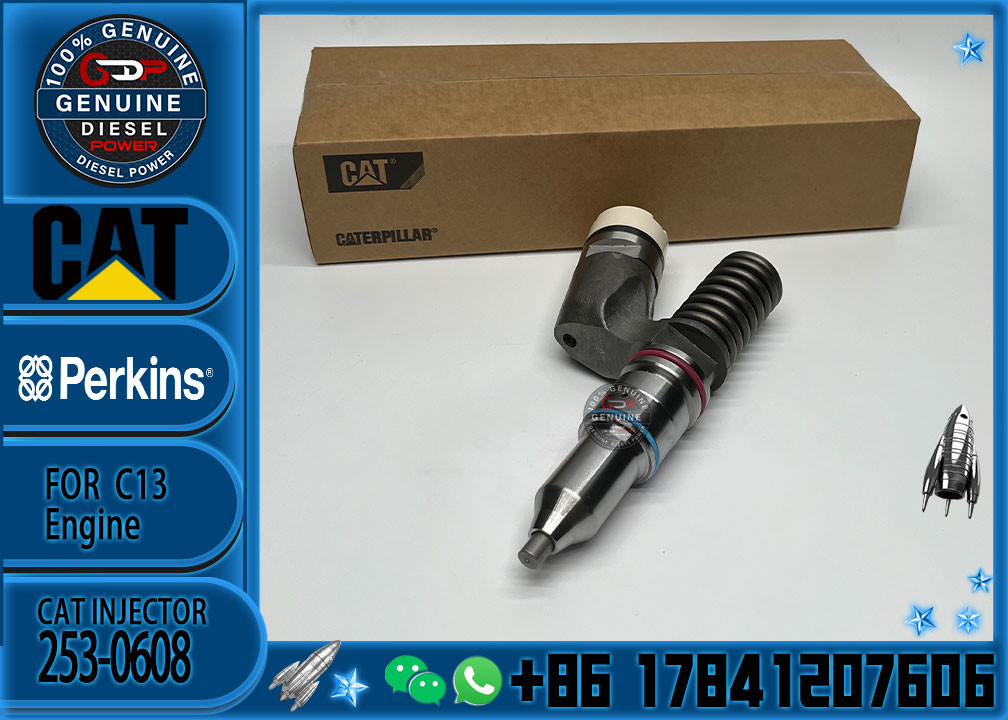 Diesel Fuel Injector 253-0608 249-0705 259-5409 For Cat C11 C13 Excavator 345C 345D 349D