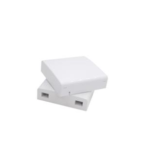 Quality Ftth Fiber Optic Faceplate 86*86mm , Mini 2 Ports SC Fiber Optic Wall Socket wholesale