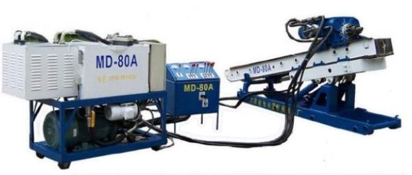 MD-80 Full Hydraulic Skid Mounted Drilling Rig Drilling Machine Piling for slope