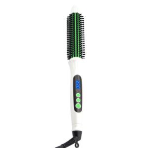 Quality ROHS Titanium 230C Electric Straight Hair Comb , Electric Hair Straightener Comb wholesale
