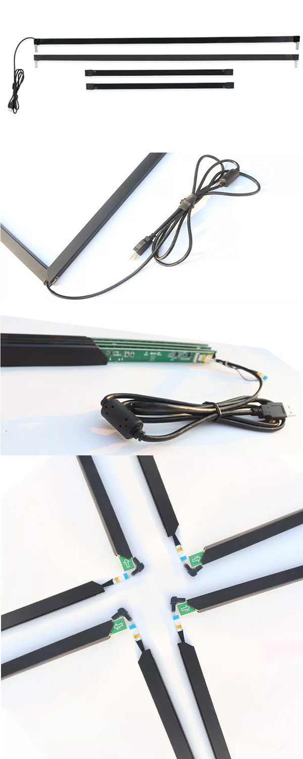 65 Inch 55 Inch Ir Multi Touch Infrared Touch Frame 2mm A Type USB