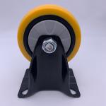 3 inch Rigid Plate PU Caster