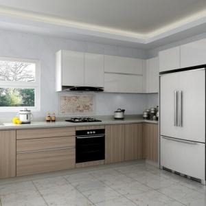 Quality Custom Contemporary Kitchen Cabinets Wooden Assembled Packing wholesale